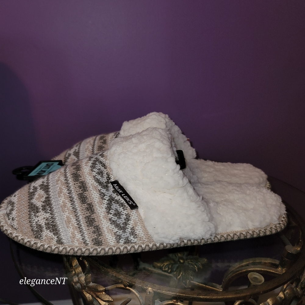 MUK LUKS Women's  Cozy Comfort Foam Slippers Sz: XL (11-12) NWT